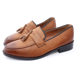 [GIRLS GOOB] Men's Tassle Dress Shoes, Loafers for Men, Casual Shoes Wide Toe - Made in KOREA